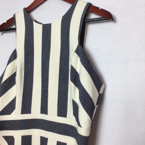 Milly graphic-striped sleeveless dress - Picture 4 of 7